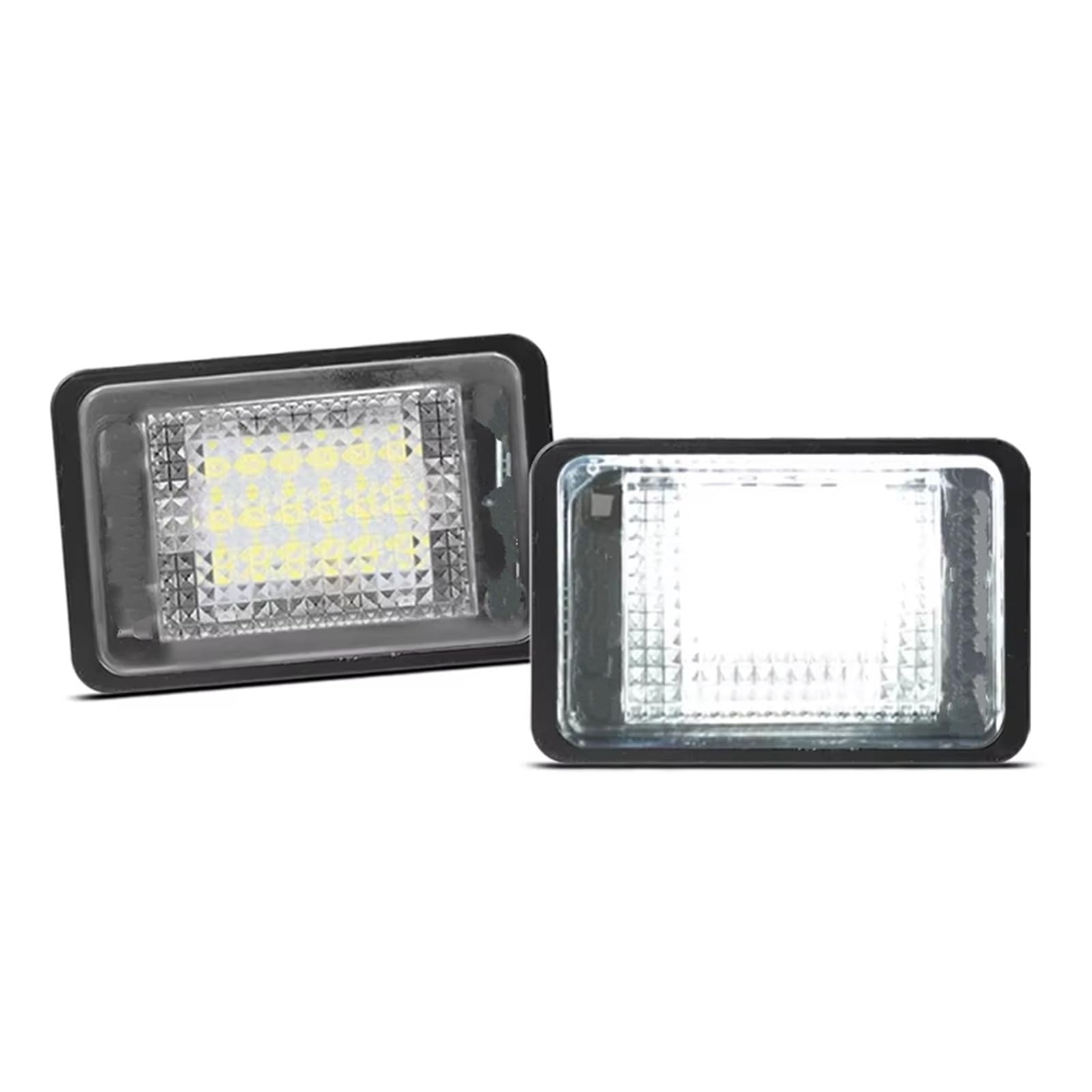 Luz para placa matrícula blanca Benz GLK350 viajes nocturnos 7