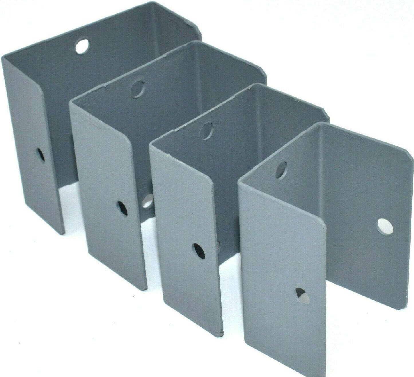 Pack of 10 x Grey Fence & Trellis Fixing Clips 38mm Amazon.co.uk