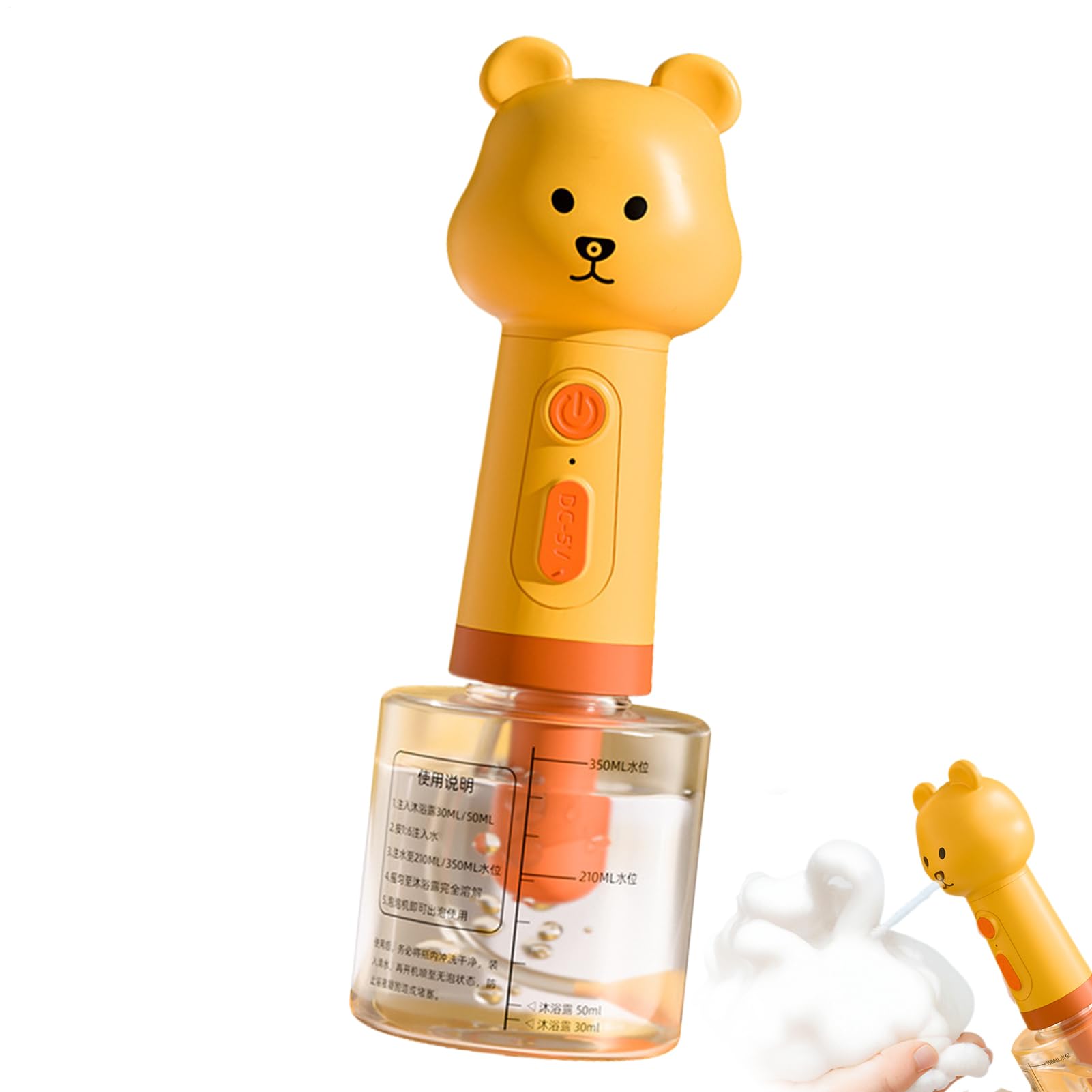 Hundeseifespender | Bärendesign Hunde Shampoo Sprühschaum | Haustierbadewerkzeug Für Geruchskontrolle, Waschen Im Freien, Zwingerreinigung, Pfotenpflege, Welpenpflege Und Heimtierhygienezubehör Für Ha