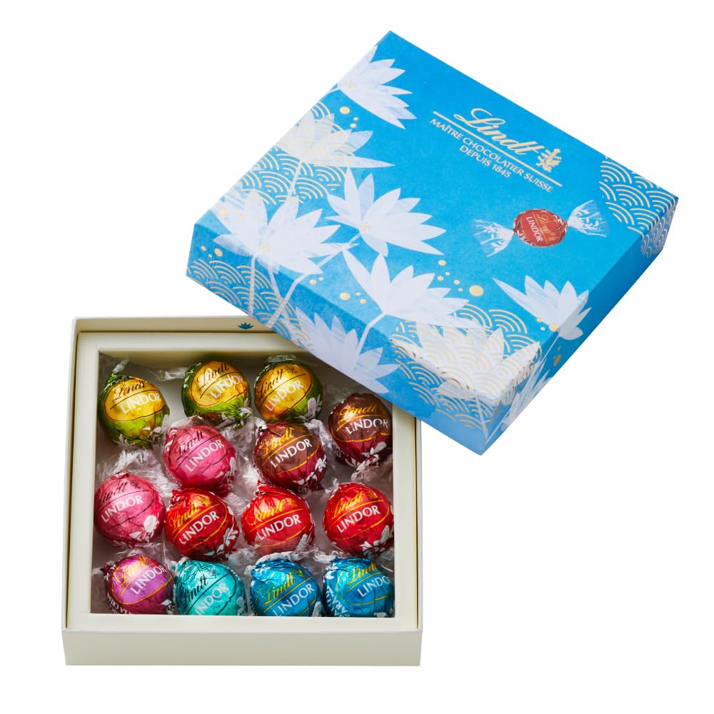 Amazon | リンドール ジャパンコレクション 14個入 青海波 | Lindt