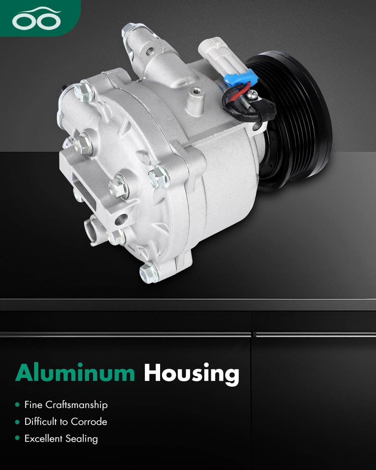 SCITOO AC Compressor for Buick Encore 1.4L 2013-2022, Fast Cooling Air Conditioner Compressor for Chevrolet Sonic 1.4L 2013-2020, for Chevrolet Trax 1.8L 2013-2020