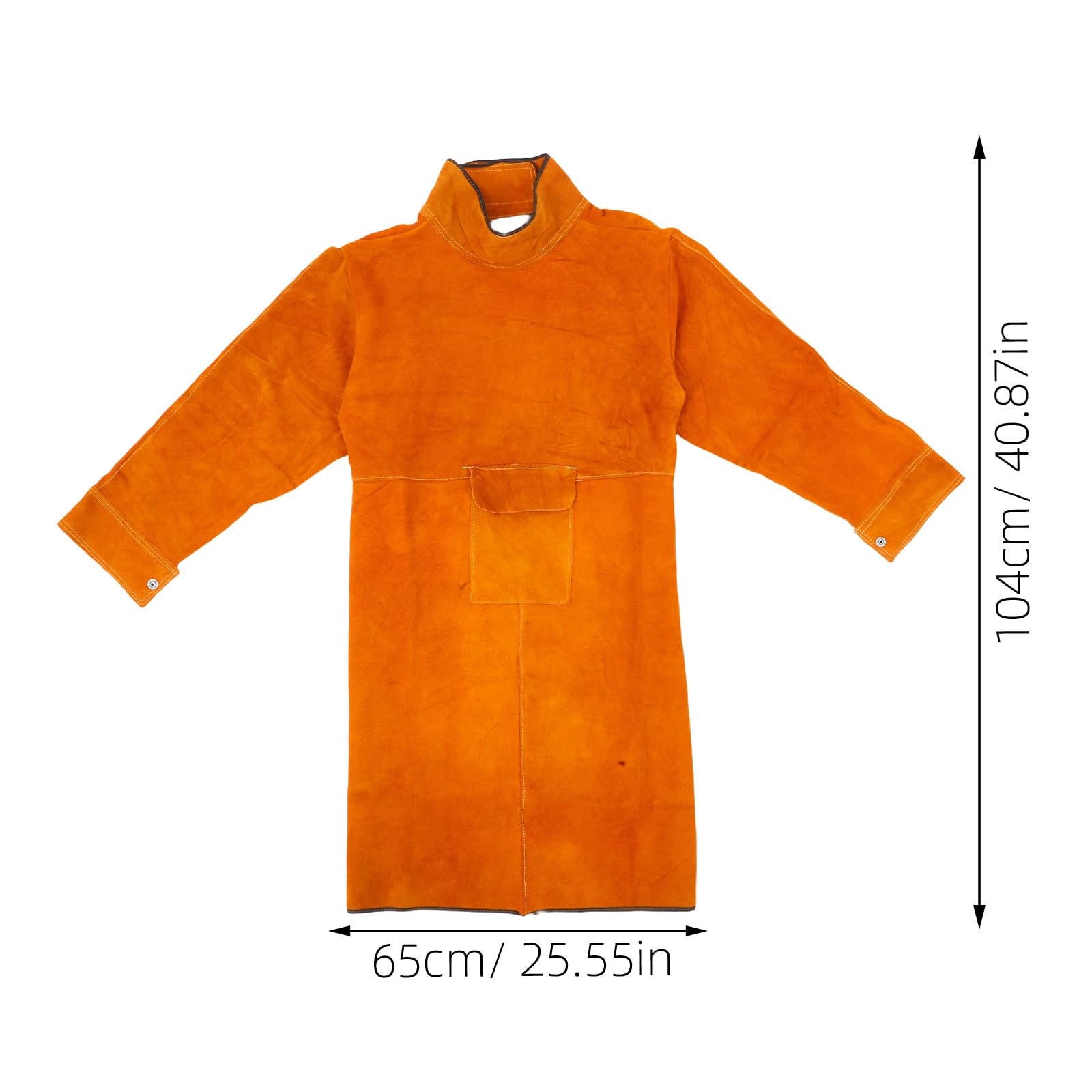 DOITOOL Babero de soldadura Anti llama ropa de seguridad resistente al calor para protección de trabajo