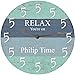 Personalized Five O'Clock Beach Clock