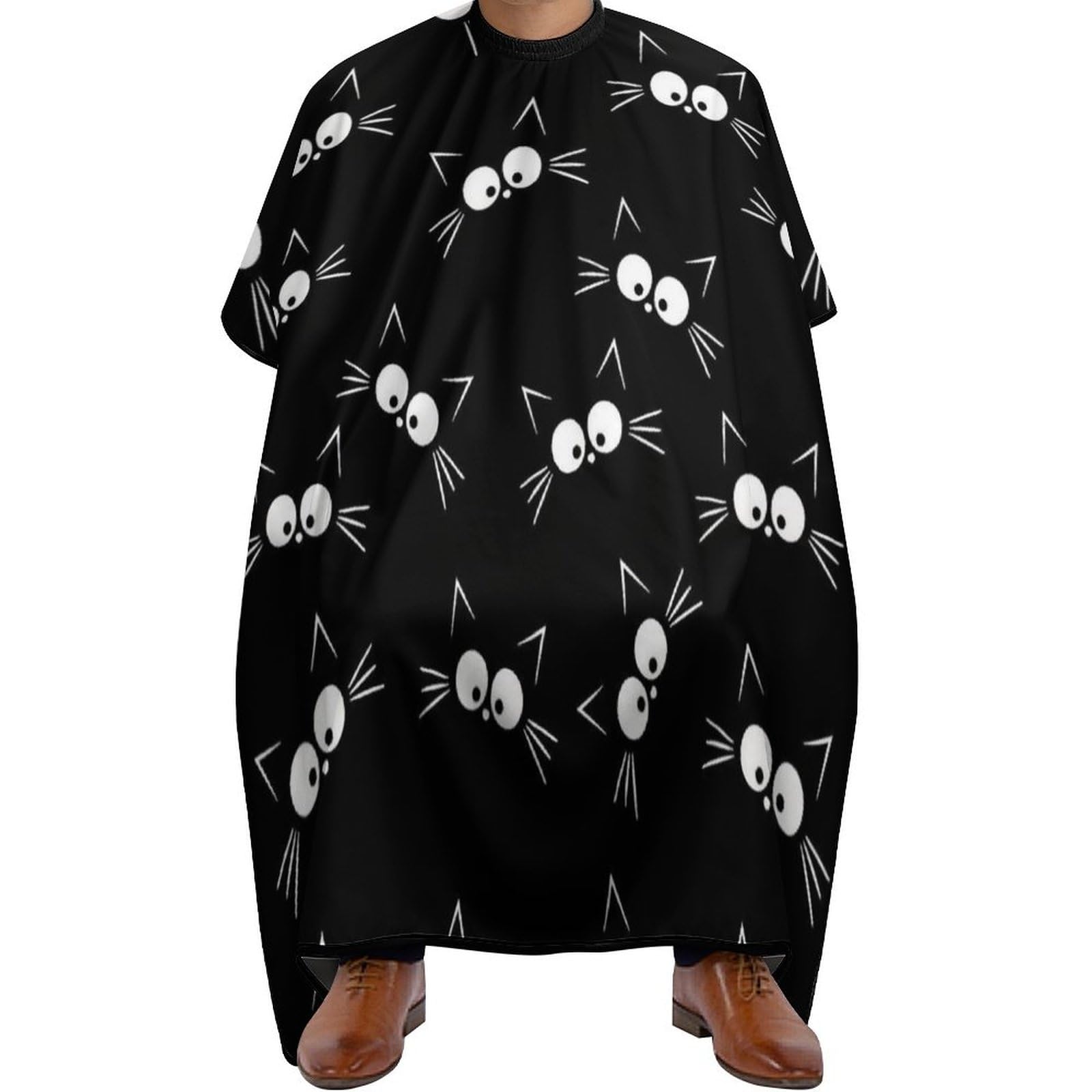 Cape de salon de coiffure chat noir pour sublimer vos coupes - 8