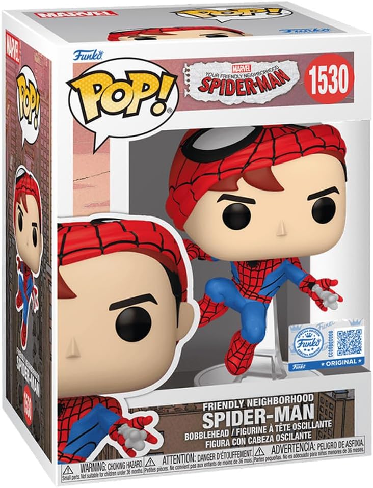 FUNKO Pop! Marvel Funko Pop Spider-Man FNSM ALT (No Mask) Ver., Figures, Goods, Cute Deformed Figure image 3