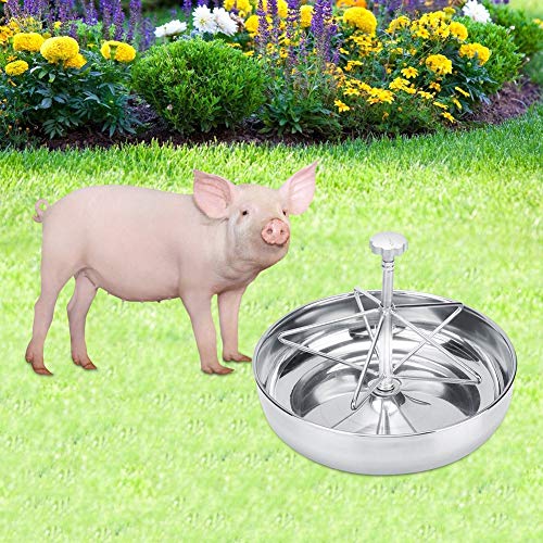 Conteneur d'alimentation de porc en acier inoxydable robuste - 2