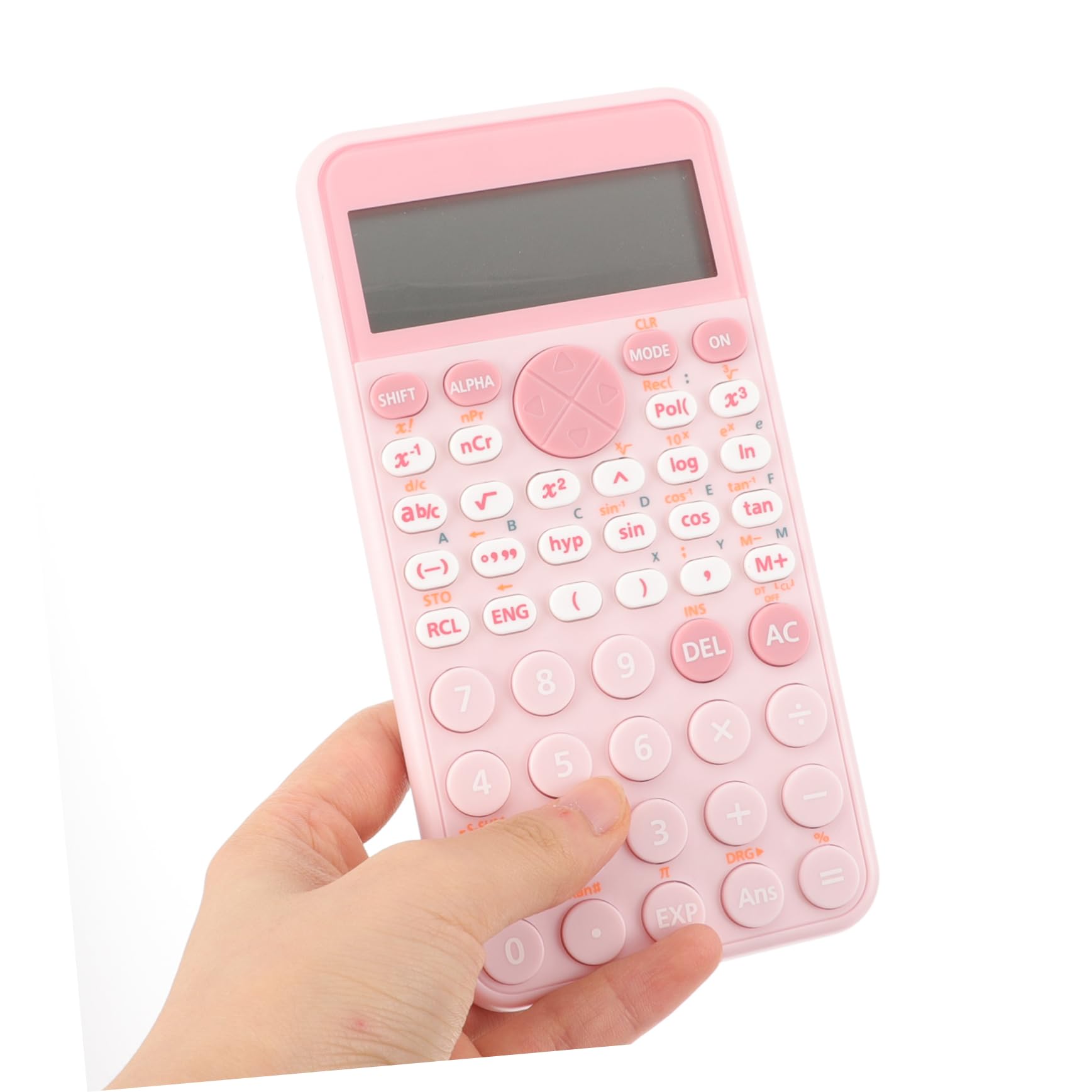MAGICLULU 3pièces Calculatrice Scientifique Rose pour Étudiants Outil De Fonction Pratique pour Bureau Et Compétitions Académiques Écran Large Et Clarté Optimale