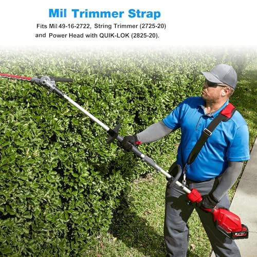 Image of JIOTAR Weed Eater Shoulder Strap 49-16-2722 Replacement Quik-Lok EGO Power+ AP1500 56V String Trimmer, Leaf Blower, Multi Head System