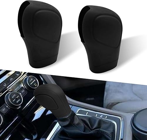 Yumfugu 2 fundas protectoras para el cabezal de palanca de cambios de automóvil, de silicona respetuosa con el medio ambiente, boca abierta, Yumfugu 2 fundas protectoras para el cabezal de palanca de cambios de automóvil, de silicona respetuosa con el medio ambiente, boca abierta,