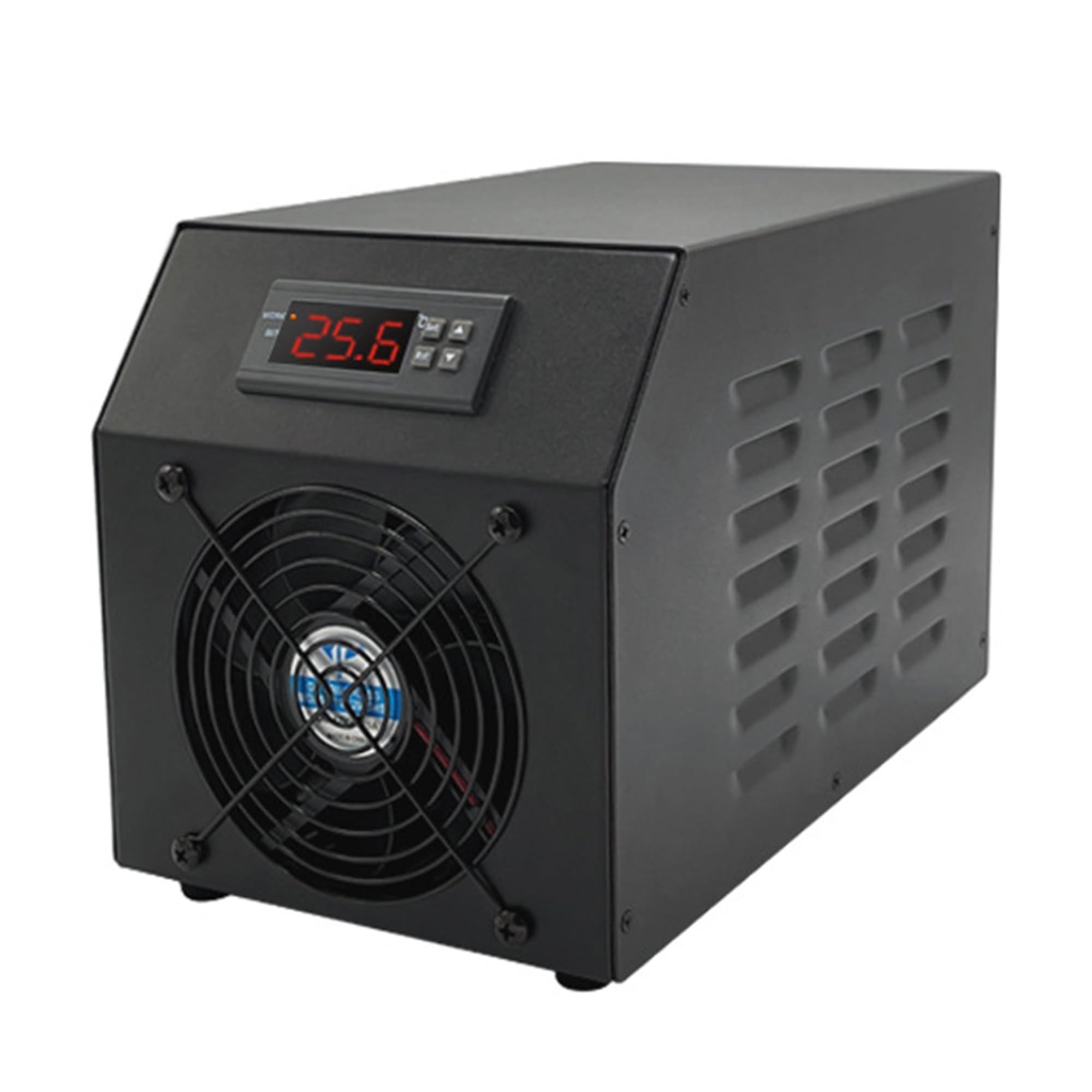 Sistema Di Raffreddamento Ad Acqua Silenzioso 16gal/60l Con Pompa E Tubo - Refrigeratore Del Serbatoio A Basso Rumore Per Idroponica, Barriera Corallina, Gamberi - Sale E Acqua Dolce Compatibile