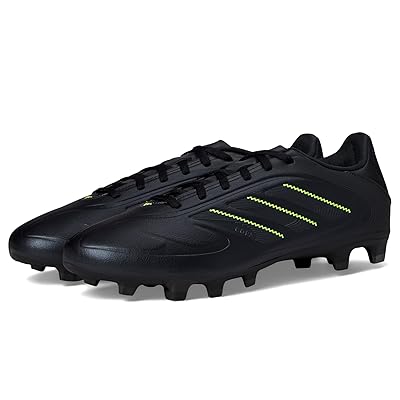 adidas Copa Club Pure 3 Firm/Multi Ground Soccer Cleats Soccer Shoes Black/Solid Grey/Lucid Lemon