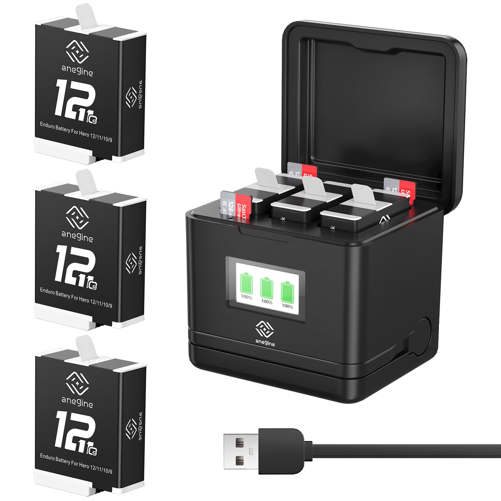 GoPro HERO 12 Black 本体 てりゃ バッテリー3個