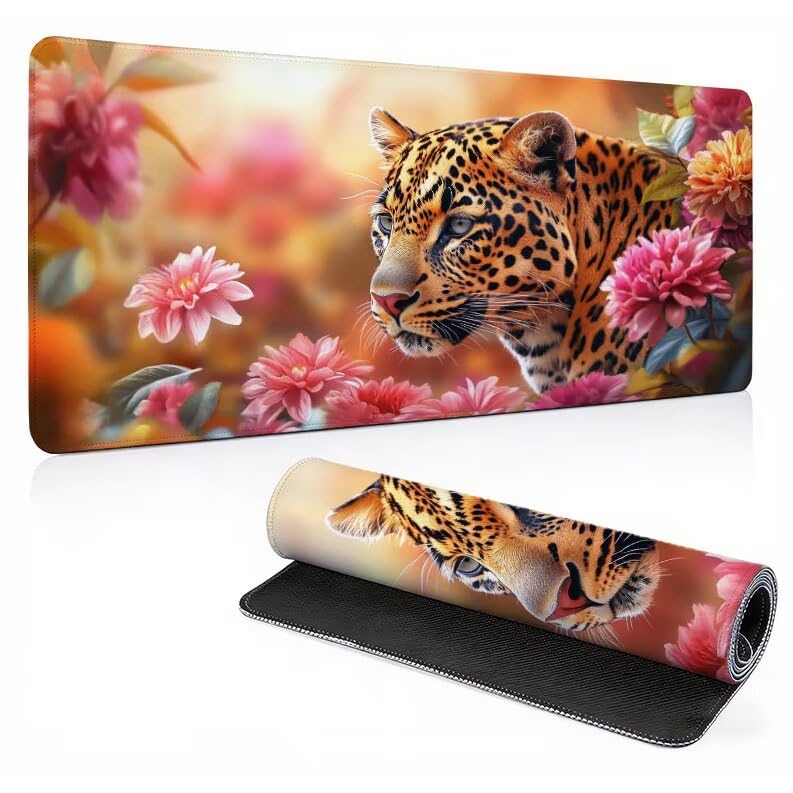 Tapis de souris grand format texturé résistant antidérapant