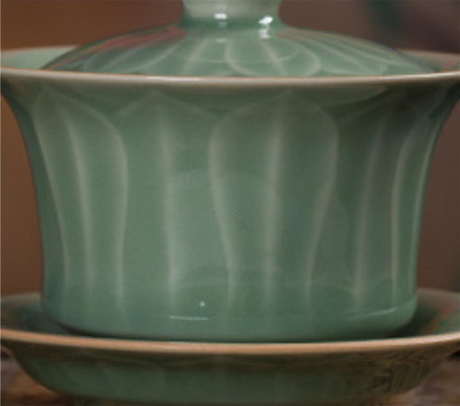 100 ml chiński Longquan Celadon Gaiwan estetyczny wierszyk trzy talenty herbata Tureen pokrywa do herbaty miska herbata