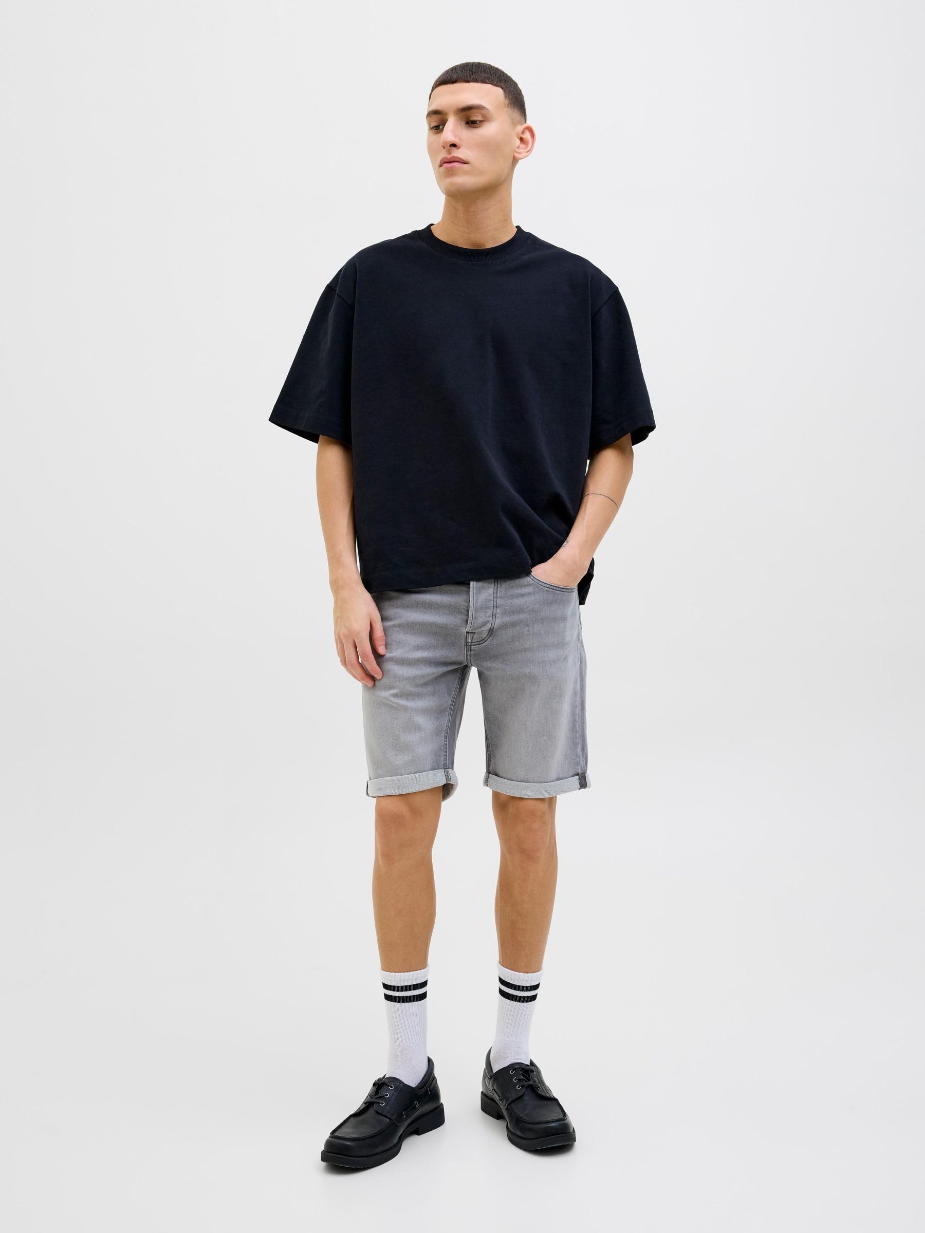Jack & Jones Jjirick Jjicon I.k. Shorts Sq 063 Sn - Pantalones Cortos Hombre