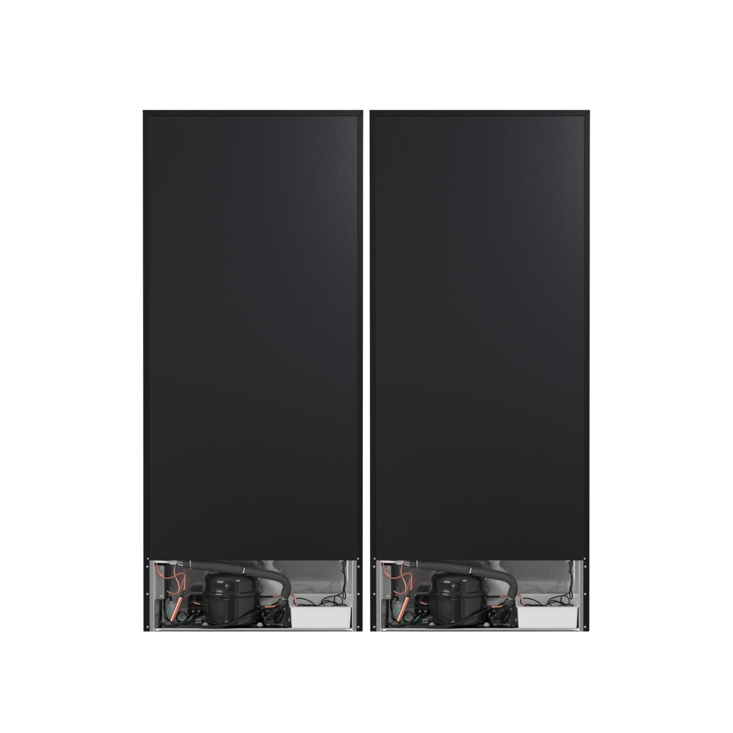 Conserv Energy Star 14 Cu.Ft. Convertible Refrigerator Freezer Pair, Garage Ready— Modular Side-By-Side French Door Look, Use As Fridge Or Freezer (White) on Fridge.com - View 2