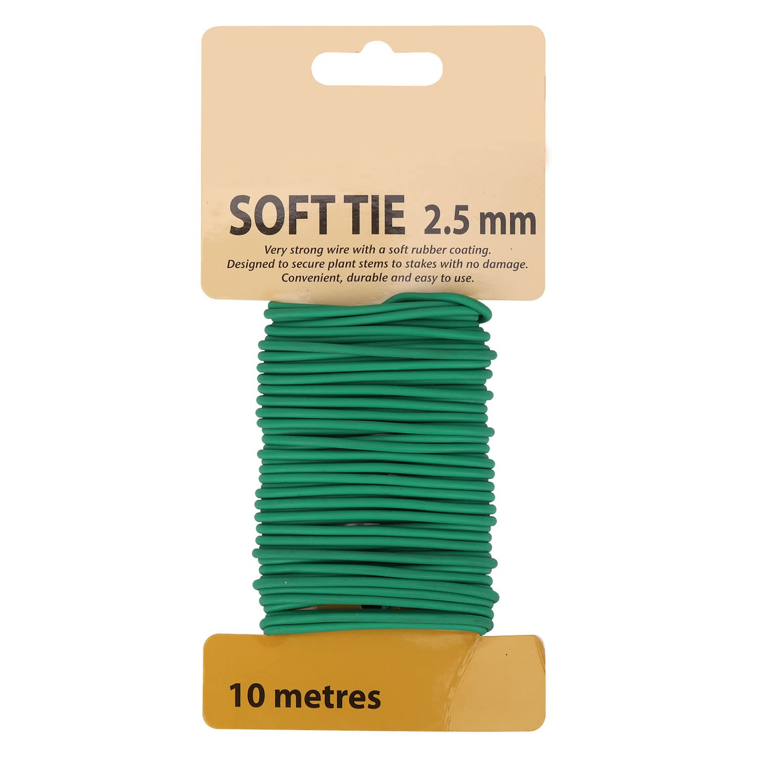 Cravatta Morbida da Giardino, 3,5 mm x 20 m, Filo Flessibile Verde per