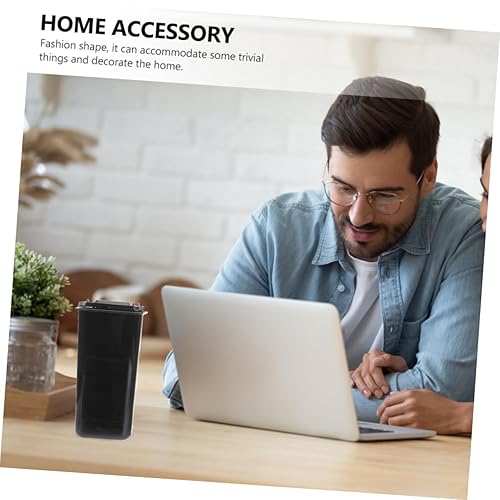 Miniatura 6 de Hohopeti Bote de basura de cocina de 2 piezas para escritorio, pequeño, papelera de escritorio, papelera de oficina, reciclaje