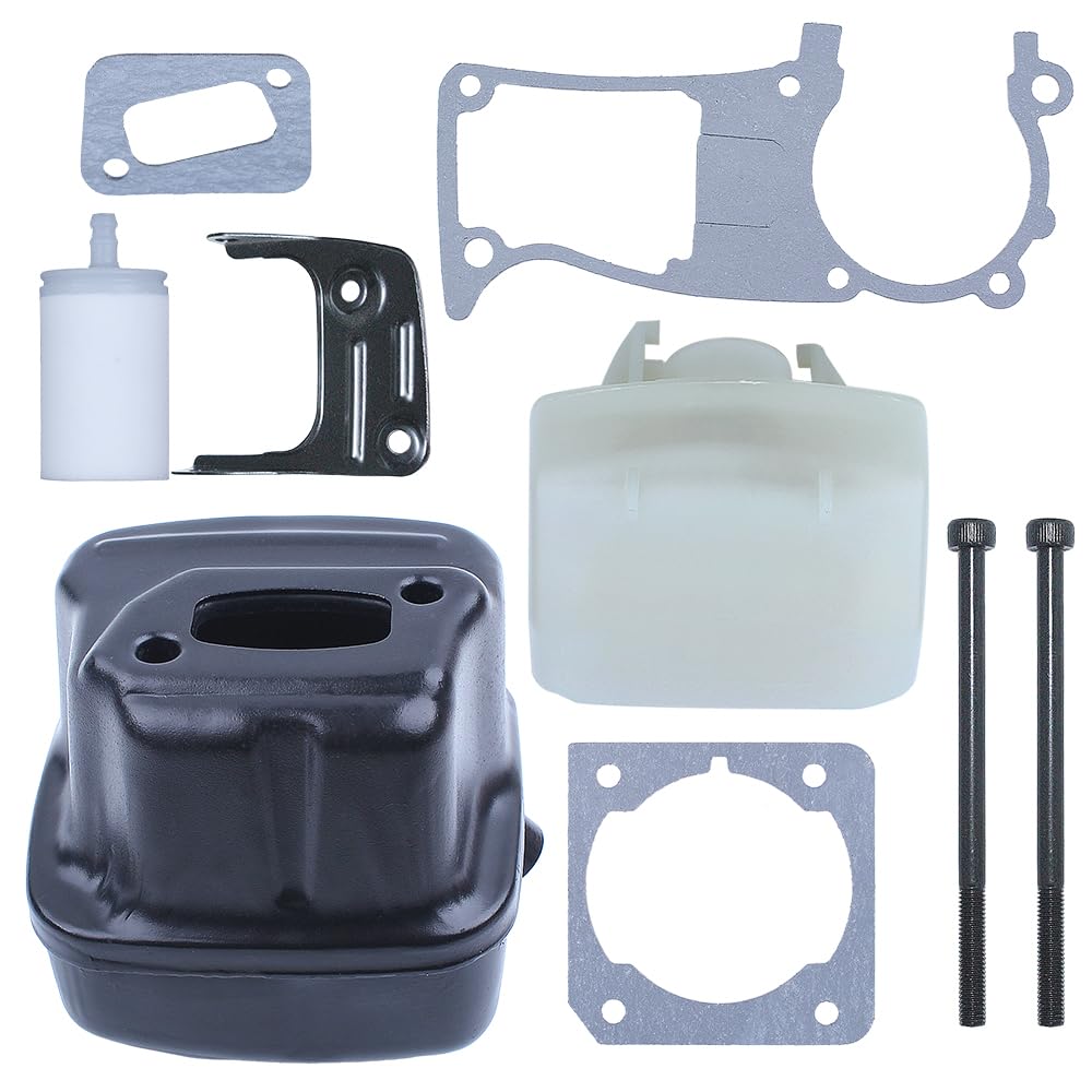 Kit de Juntas for Filtro Aire y Pernos Soporte for Motosierra Gasolina XP 351, 353, 350, 340, 345 346 (OEM, 503 86 27 03)
