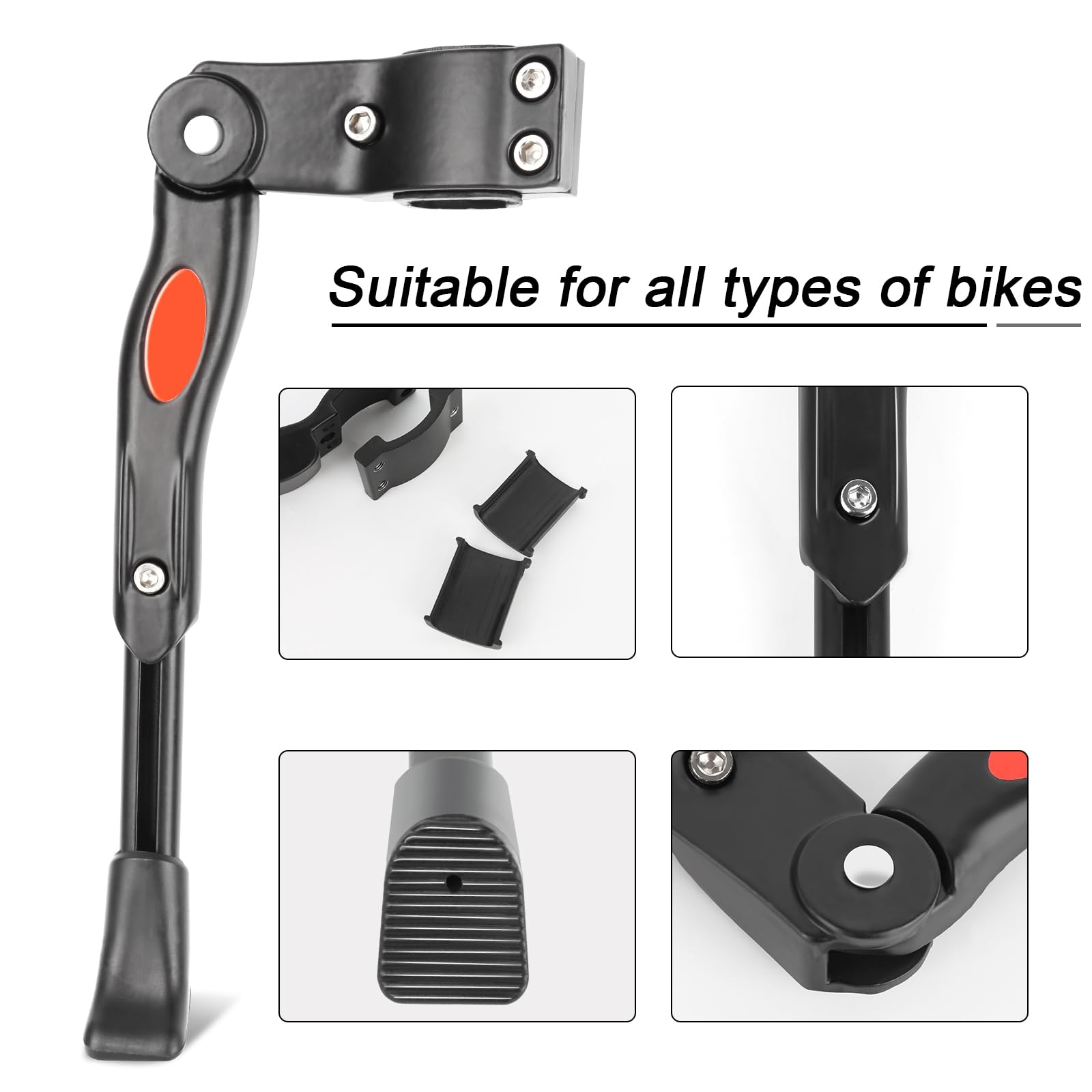 Cavalletto Bici, Regolabile Alta qualità Alluminio Lega, Cavalletto Bici per 24~28 - Regolabile Cavalletti per Bicicletta Mountain Bike, per Bicicletta Mountain Bike, BMX,MTB Elettricaa