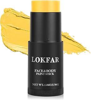 Yellow Face Paint, Cream-based Body Paint Stick【Larger Capacity】【High Pigment】【Long Lasting】Professional Paint Makeup Product For Halloween/Masquerade/Cosplay/Movie Makeup, 1.06 Oz/30g
