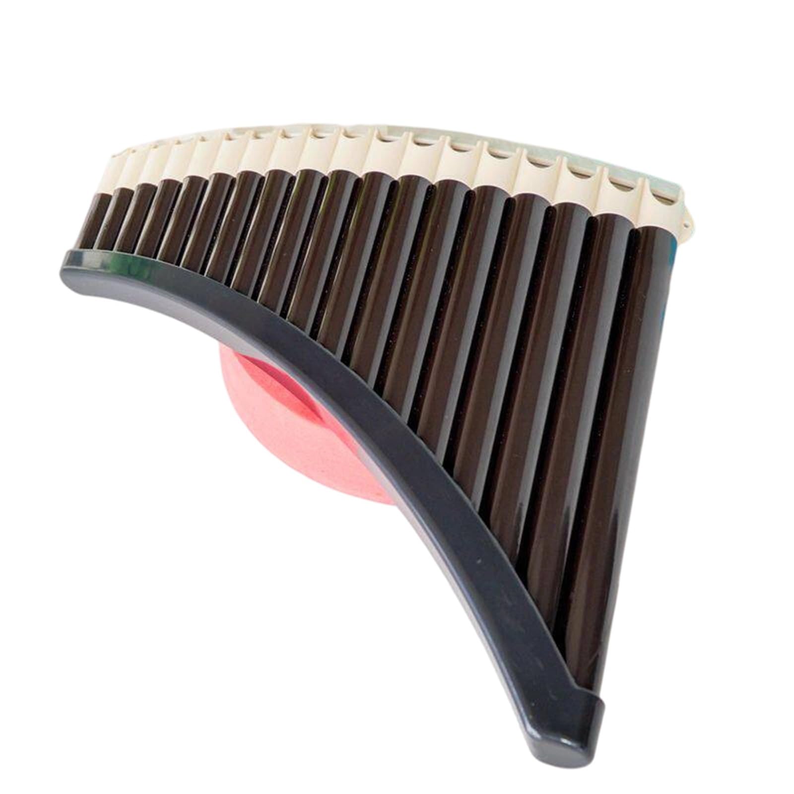 Flet Pana Piszczałki Pana Piszczałki 16 18 C Dur Gra Dla Początkujących I Profesjonalnych Instrument Tradycyjny Łatwy Do Nauki(18 tube curved two-tone type)
