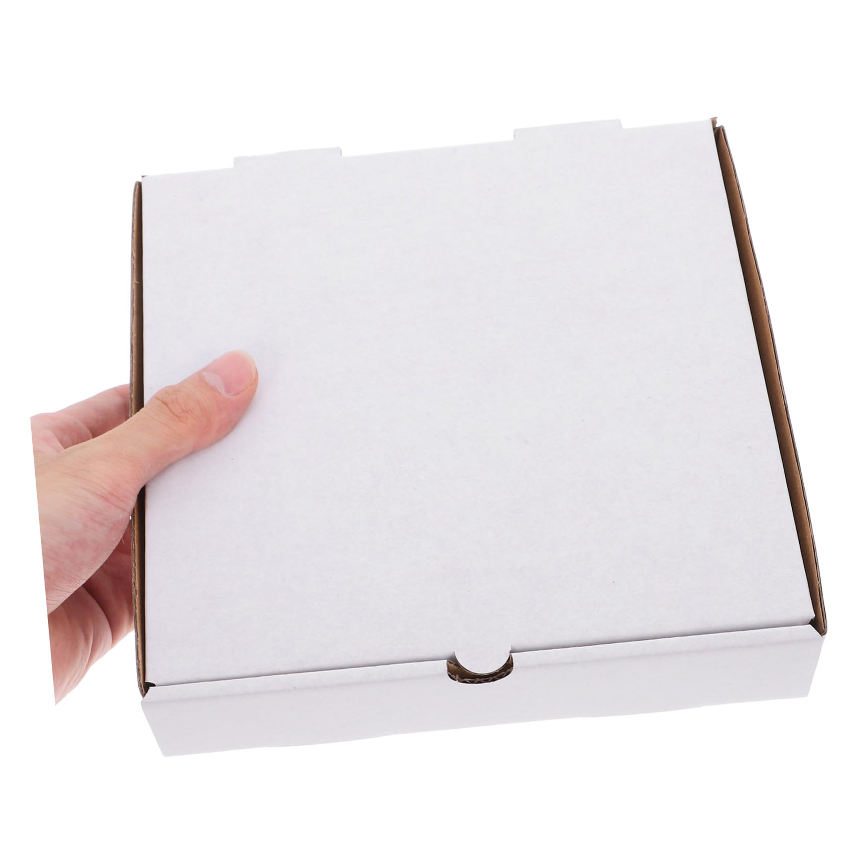 COLLBATH 30 Szt Drukowanie Pojemników Na Pizzę Na Wynos Małe Kartonowe Pudełka Na Chipsy Wielokrotnego Użytku Pojemniki Do Przechowywania Pizzy Składane Kartony Wysyłkowe Opakowania Na