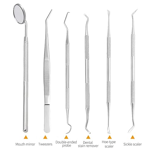 Miniatura 2 de Herramientas dentales, kit de higiene dental, conjunto de removedor de placa de cálculo, herramientas de uso doméstico para dentista