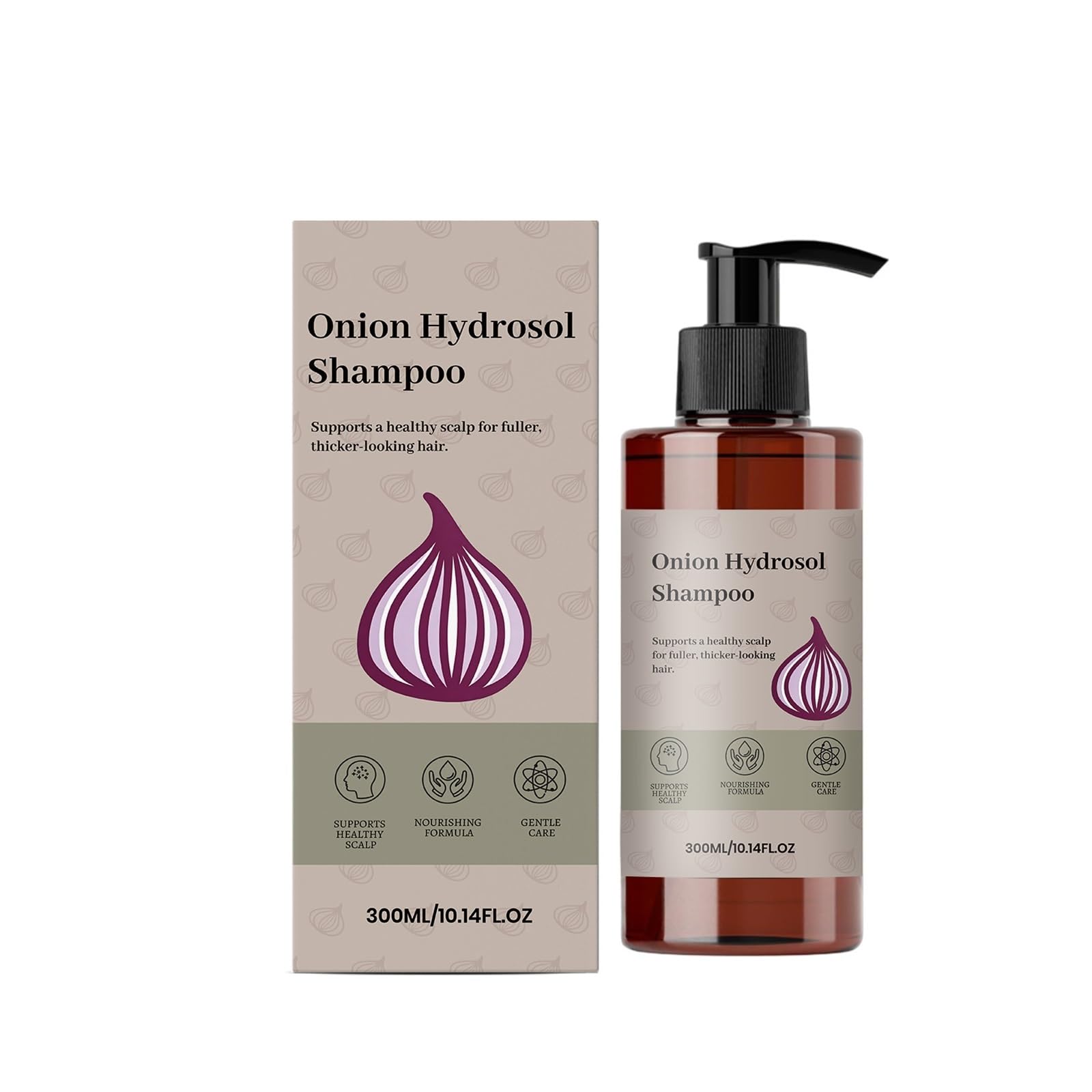 Champú suavizante de cebolla | Limpia suavemente el aceite del cuero cabelludo y cuida el estado del cuero cabelludo.(2pcs)