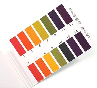 pH Test Paper, Fydun 1 Set of 80 Full Range PH Alkaline Acid 1-14 Test Paper Water Litmus Test Kit