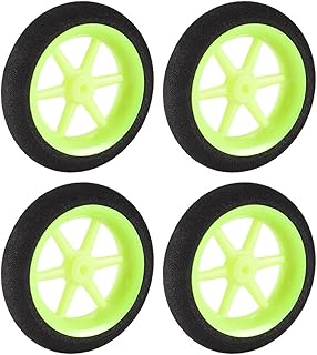 uxcell RC Model Plane Aircraft Wheel Micro Sport Wheel 0.11 Inch X 1.96 Inch - Wheel 4PCS