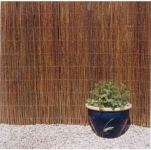 Master Garden Products WF Screen, 4 by 14-Feet Willow Fencing, 4 feet High x feet Long, Brown