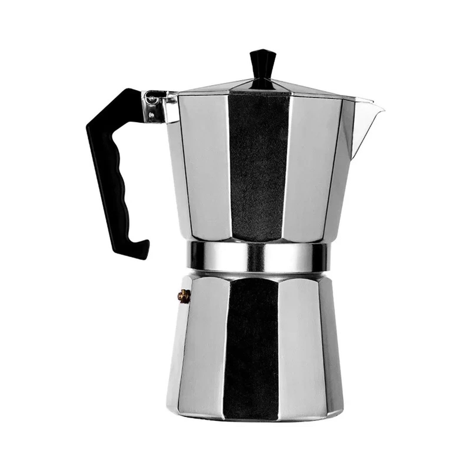 Genérico Cafetera Moka Octagonal 50-600ml Cafetera Italiana Aluminio A/B