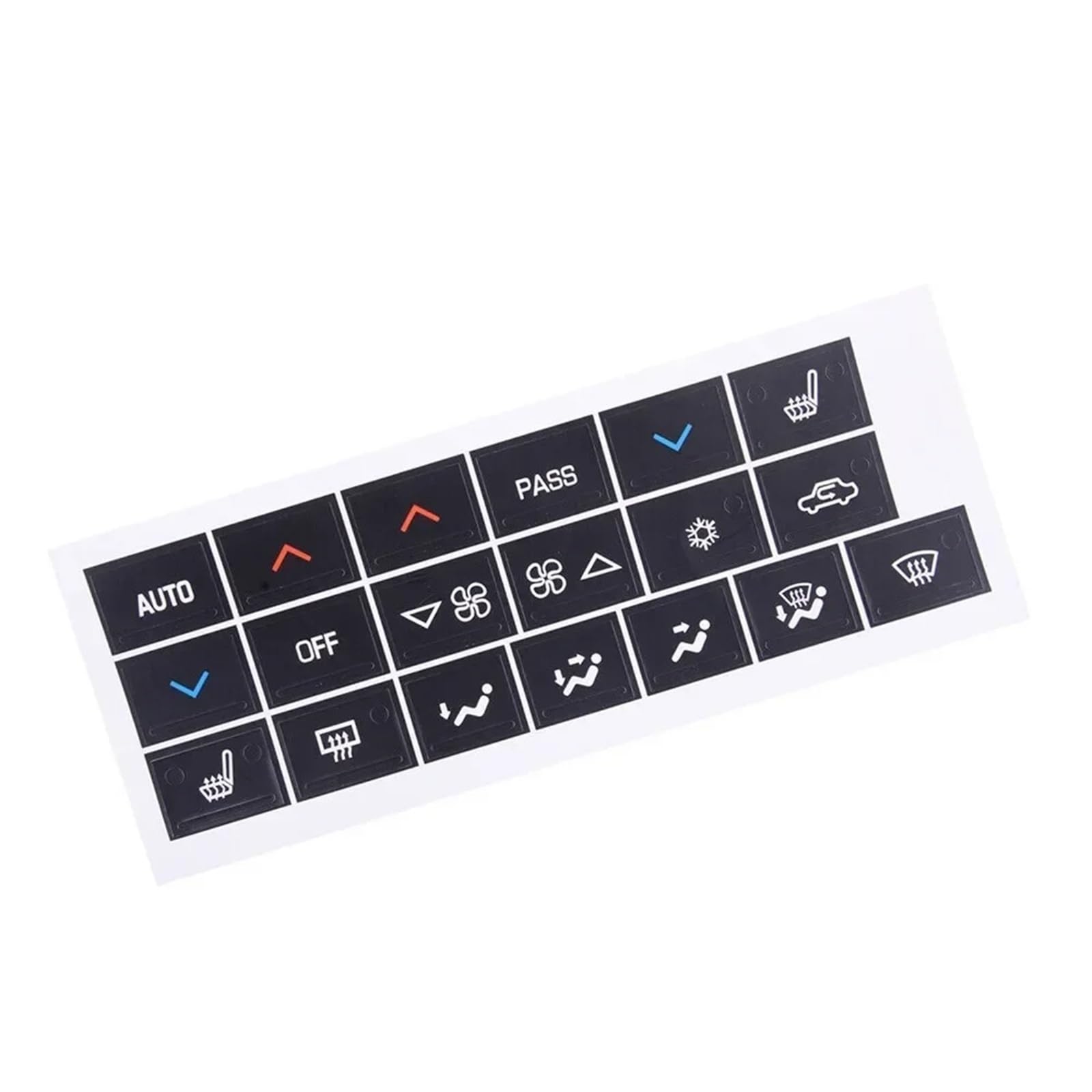Button Sticker Compatible with Buick for Allure for Lucerne for Lacrosse 2005-2009 Car Center AC Climate Control Button Stickers Decals Repair Kit