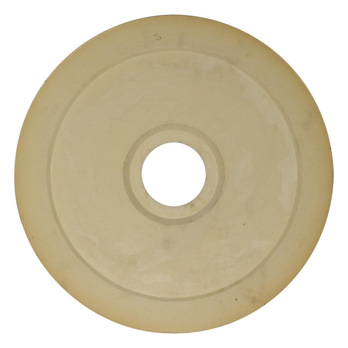Ekena Millwork CM18RA Raymond Ceiling Medallion, 18 1/8"OD 3 5/8"ID x 1 1/8"P, Factory Primed
