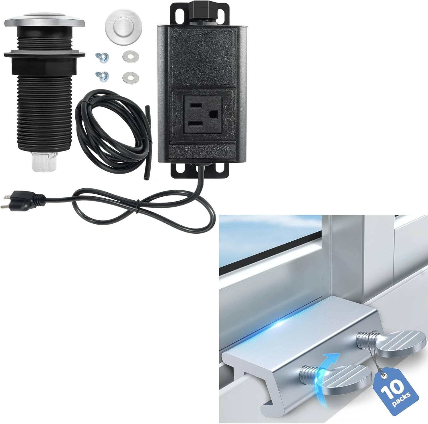 Garbage Disposal Button Air Switch &