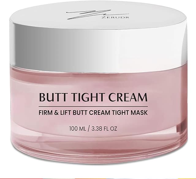 Butt TIGHT Lift Firm Cream - Tighten and Firm Booty, Reduce Loose and Crepey Skin, Cellulite Cream for Visible Firmness, Reduce Cellulite Appearance 100 ml