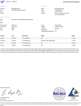 Meraki Blu USP Grade Methylene Blue Solution Third-Party Tested 1% Liquid Formula, High Purity Blue Formula, 30ml Glass Dropper Bottle
