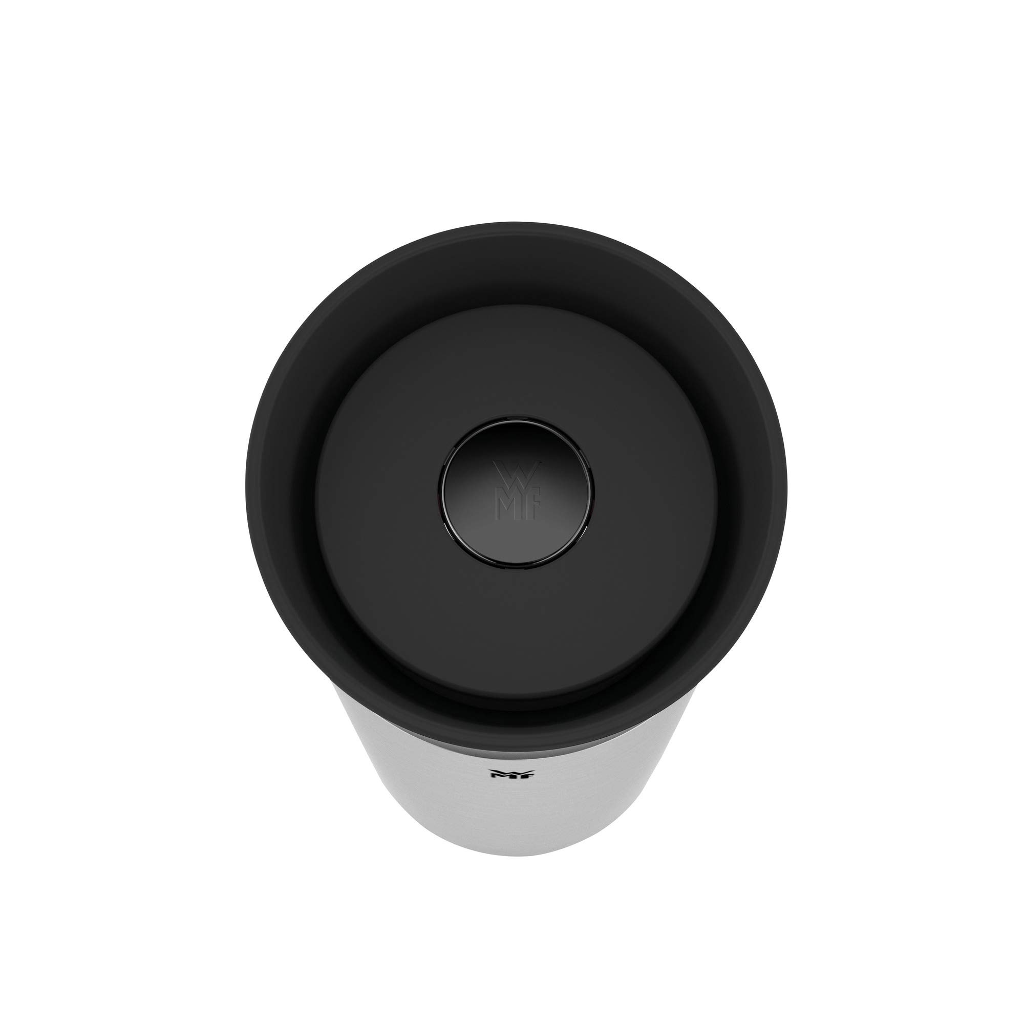 WMF KitchenMinis Macchina da caffè Aroma Thermo to Go in Acciaio Inox 18/10 Cromargan, potenza 870 W, con filtro, caraffa termica 650 ml e thermos 350 ml, finitura satinata opaca