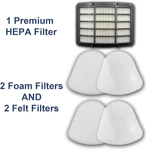 Miniatura 2 de EnviroCare Filtros de vacío de repuesto diseñados para adaptarse a Shark Navigator Lift-Away NV350, NV351, NV352, NV355, NV356, NV356E, NV357 kit