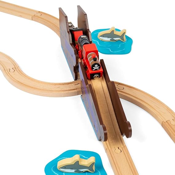 Bigjigs Rail Shipwreck Bridge for Train Set