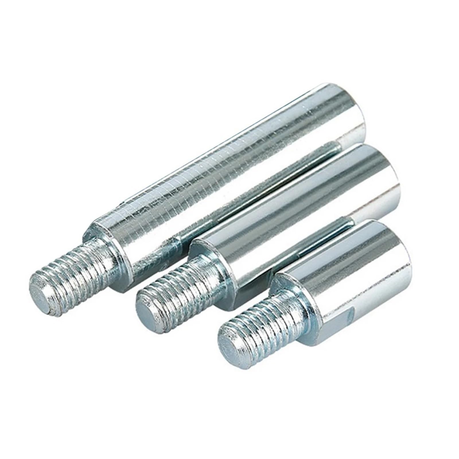 NEHXMA Adapter for Angle Grinder Angle Grinder Holder 3pcs Angle Grinder Polisher Extension Connecting Rod for Grinding Polishing Extension Rod M10 Thread Adapter Shaft