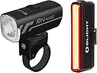 OLIGHT RN 400 400LM Bike Headlight & Seemee 30C 30LM Taillight Set - USB-C Rechargeable, IPX7 Waterproof, Anti-Glare for Urban Night Cycling
