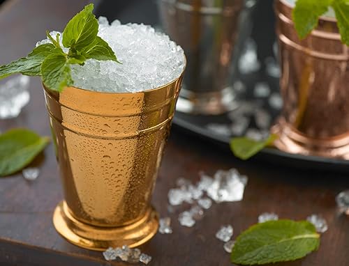 Miniatura 5 de Barfly Copa Julep Deluxe 13.5oz Chapado en Oro