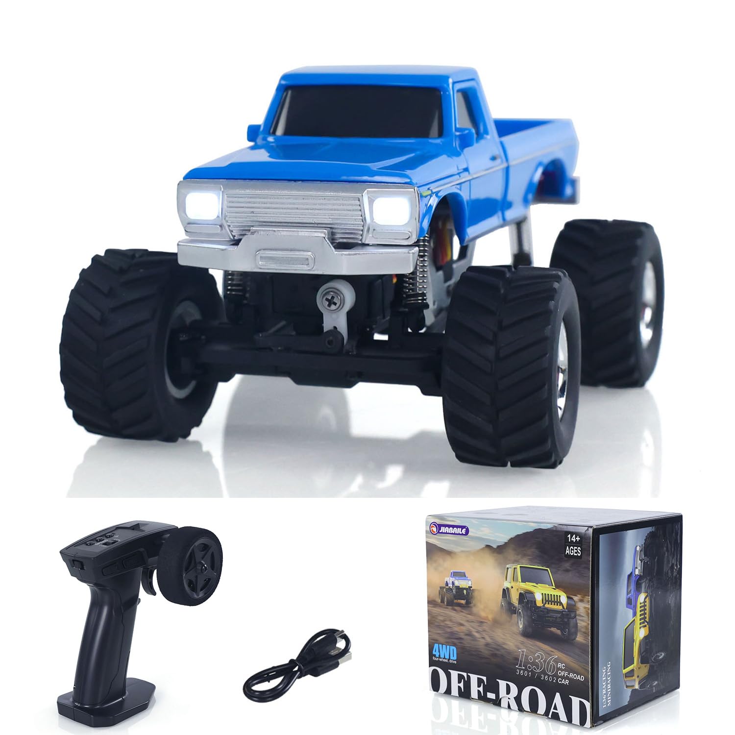Amazon.co.jp: wheelfun JABAILE 3602 1/36 4WD 2.4G ラジコン オフ