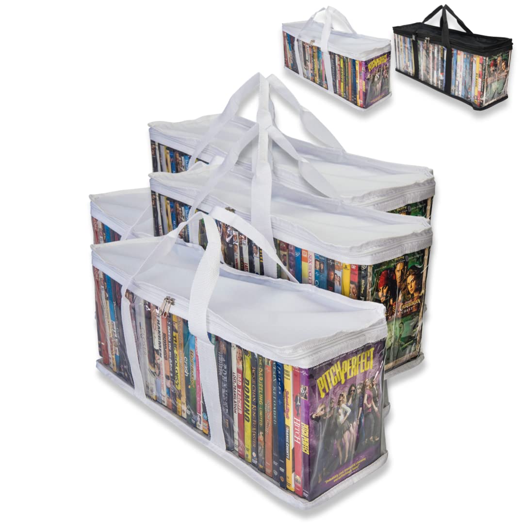 Buy Made Easy Kit Clear Media Storage Bag Compatible with DVDs, Blu