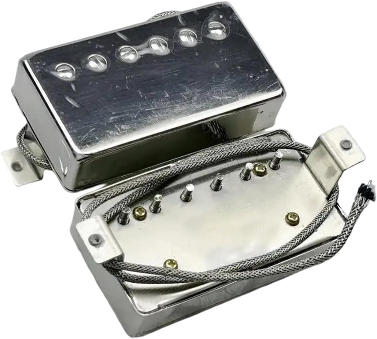 Acoustic Guitar Pickups Dual Coil Pickups Professional Acoustic Guitar Accessories 1/4 Core Nickel Or Gold Set(4)
