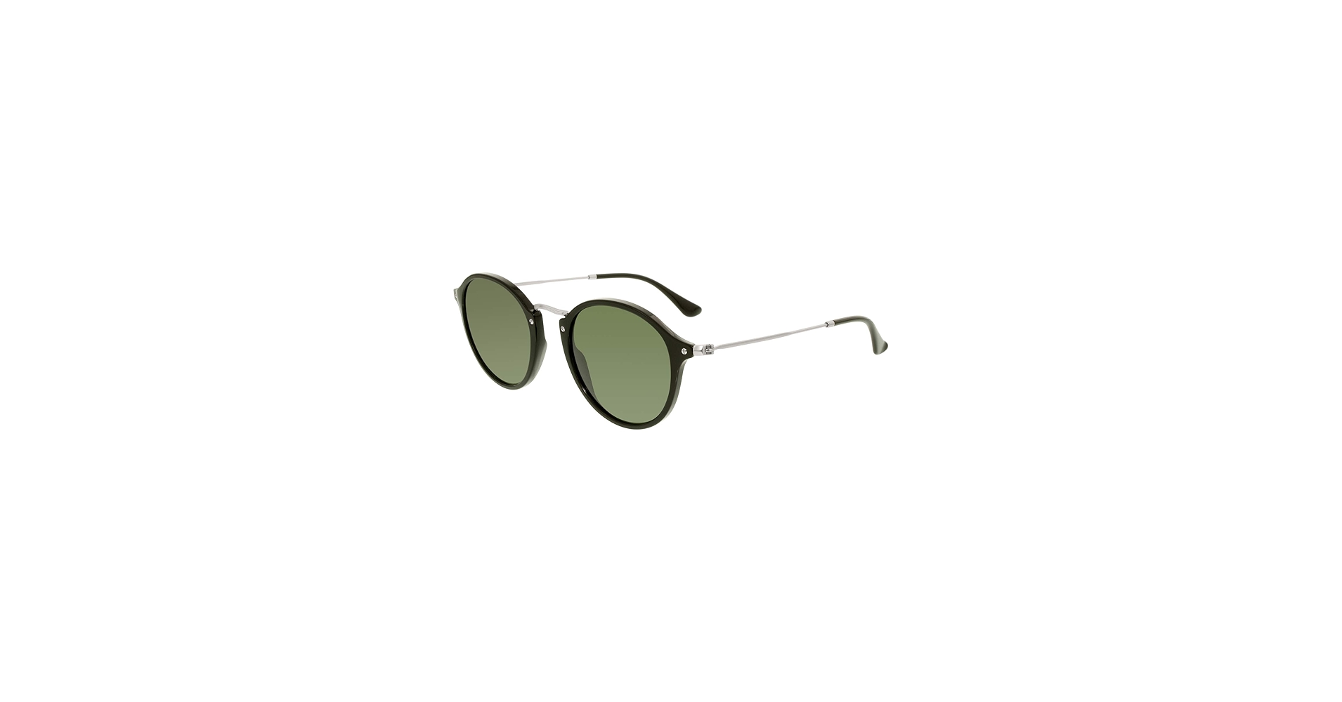 Ray-Ban RB2447 ブラックサングラス ケース付き Amazon.com: Ray-Ban RB2447 Round Sunglasses, Black/G-15