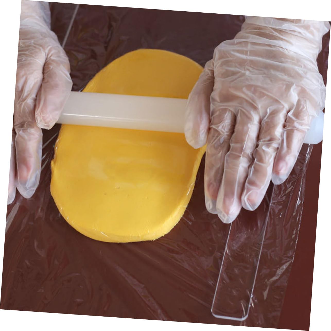 1 Paar Acryl-messstreifen Teigdickenführungen Nude Produktbild-Vorschau 4