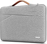 Innenmaße: 38 x 26 x 2,5 cm (14,96 x 10,24 x 0,98 Zoll). Hinweis: Die 15,6 Zoll Laptop Tashce ist für 15,3'' MacBook Air 15 M3 2024 M2 2023, MacBook Pro 15(2016-2019 ), 15'' Surface Laptops 5/4/3 und Dell XPS 15 größer. Bitte überprüfen Sie die Abmessungen Ihres Laptops, bevor Sie die Laptop Hülle kaufen.
